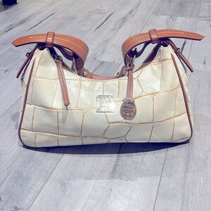 Dooney & Bourke Embossed leather shoulde bag